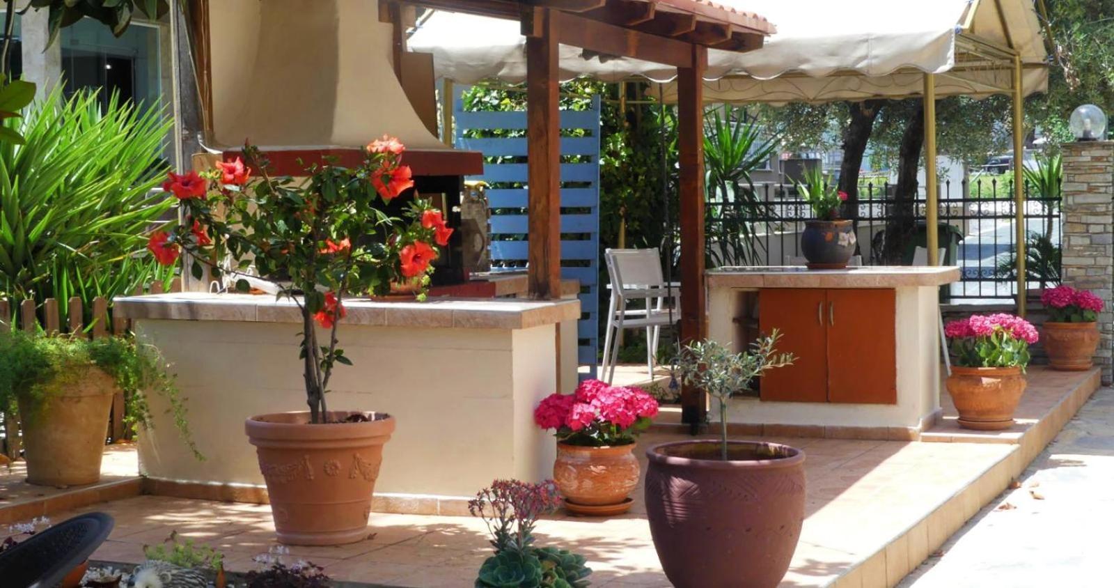 Aparthotel Garden House Katerina Leptokaryá Exterior foto